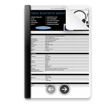 Model FX-HS012 Specifications Sheet